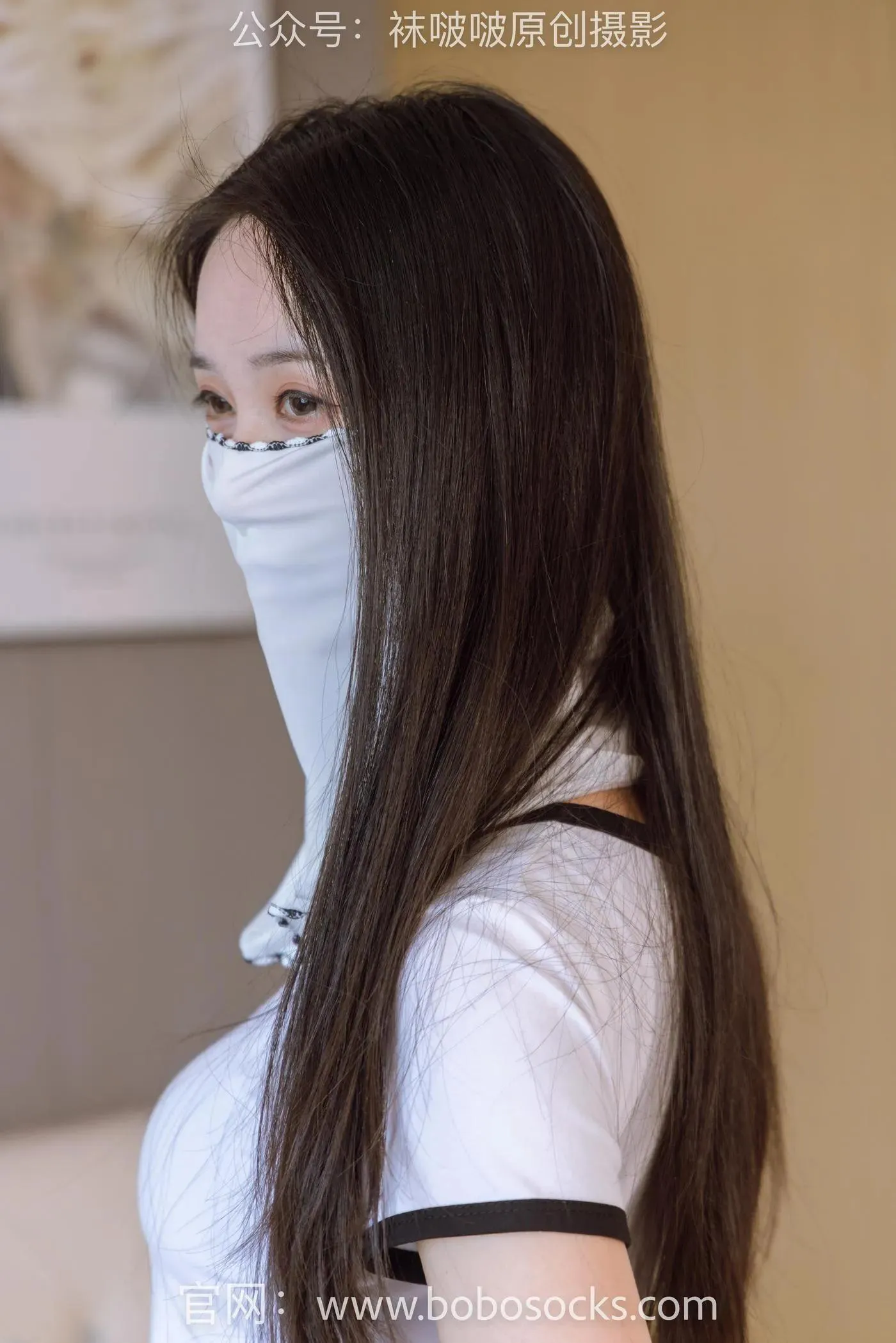 [BoBoSocks袜啵啵]NO.144 小安-板鞋、黑丝、部分戴面纱 [168P]插图7